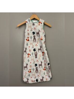 Cozy Woodland Animal Print Sleeveless Baby Sleep Sack 6/18 Months